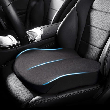 ZitComfort Ergonomic Seat Booster Cushion for Car & Office – Better Sitting Height and Posture | Bowlift