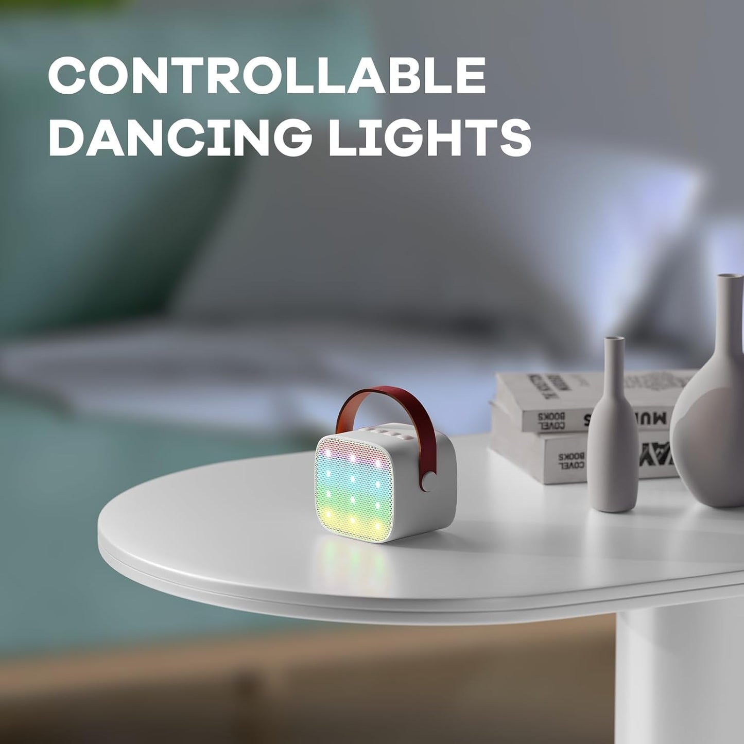 Skanto | Portable Mini Karaoke Machine with Bluetooth Speaker and 2 Wireless Microphones – Veylo