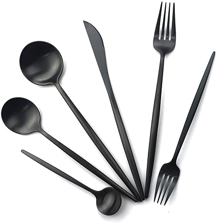 Skanto | Minimalist 36-Piece Stainless Steel Cutlery Set: Elegance and Durability