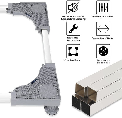 Washing Machine Adjustable Base Stand | Brehn