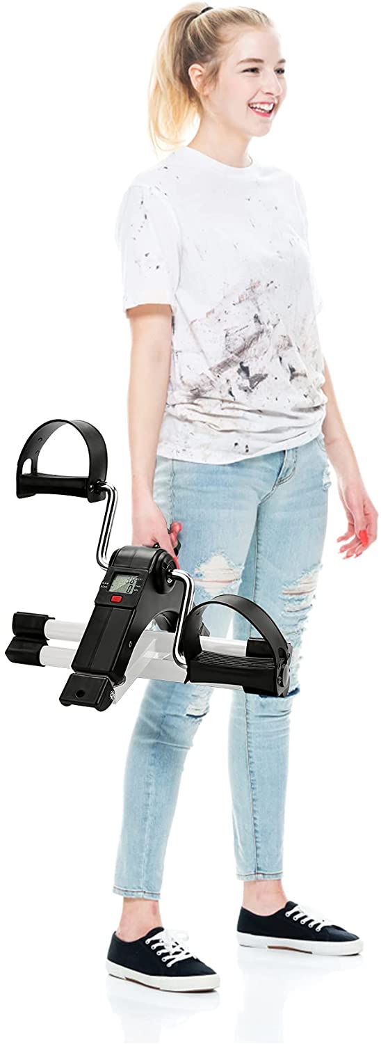 Mini-Home Trainer Fitness Bike Leg Trainer with LCD Display | Bowlift