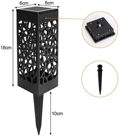 12X Solar Lights LED Path Lights Garden Lighting | Bowlift