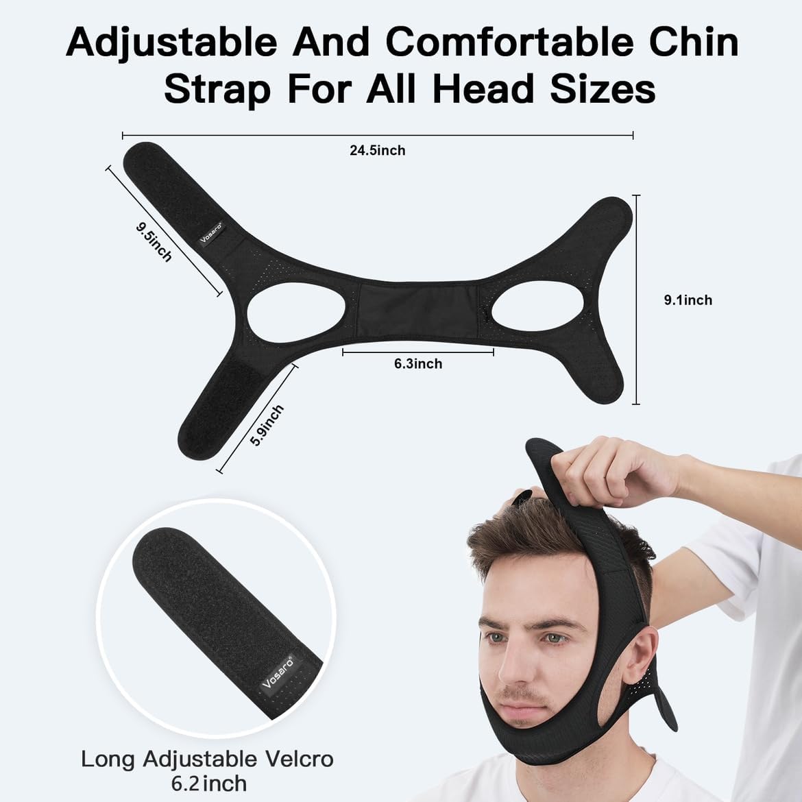 Brehn | Anti-Snore Chin Strap for Sleep Apnea