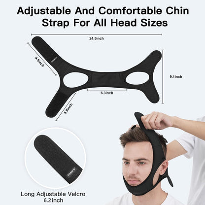 Anti-Snoring Chin Strap for Sleep Apnea