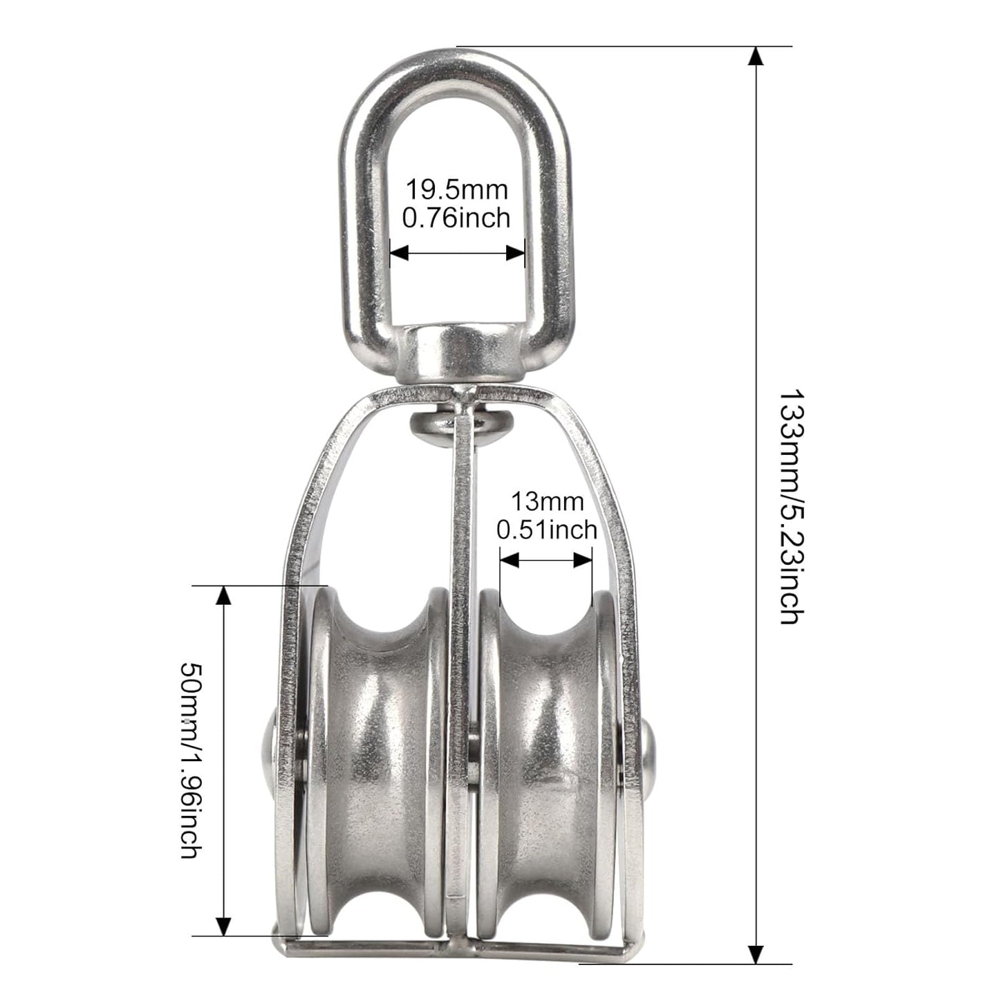 BowLift | Stainless Steel Swivel Pulley