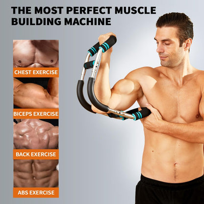 BowLift | Twister Arm Exerciser – Adjustable Spring Workout Bar for Upper Body Strength Training