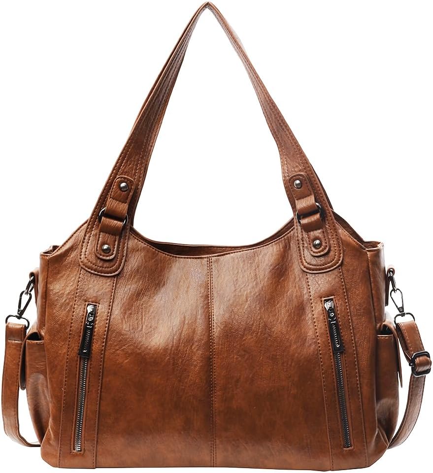 Skanto | Vegan Leather Slouchy Hobo Bag