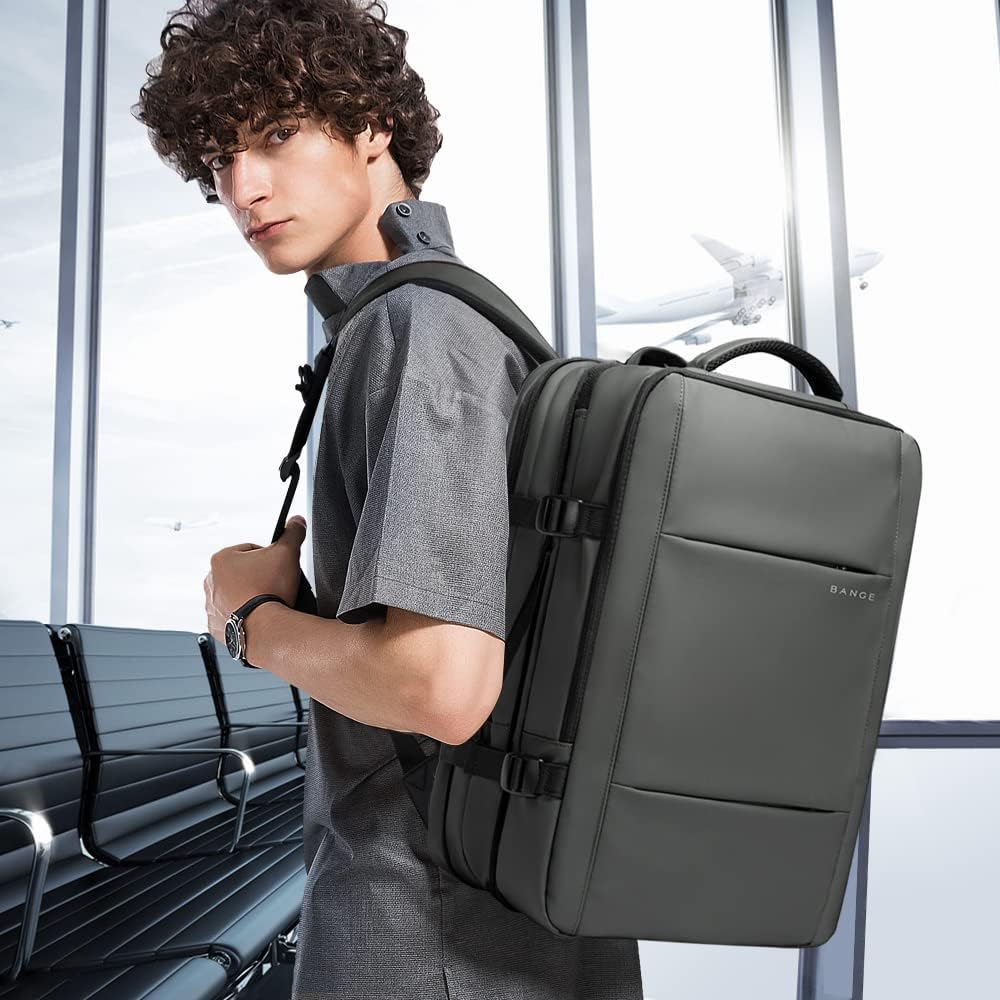 Expandable 26–45L Waterproof Travel Backpack with Laptop Sleeve & Duffle Carry | Bowlift