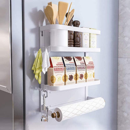 Skanto | Magnetic Refrigerator Spice Rack with Paper Holder – Oryden