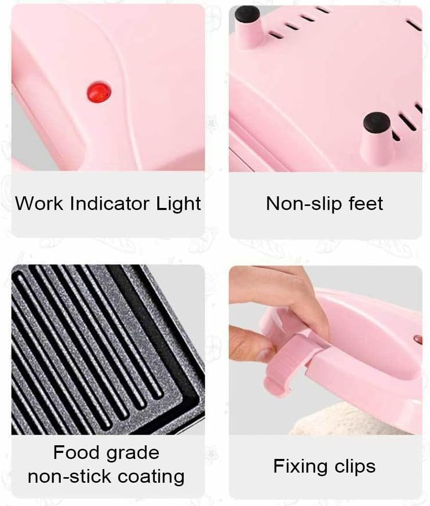 Skanto | 2-in-1 Sandwich Maker & Toaster | Non-Stick Auto-Sealing Plates for Quick Breakfast, Snacks & Easy Cleaning