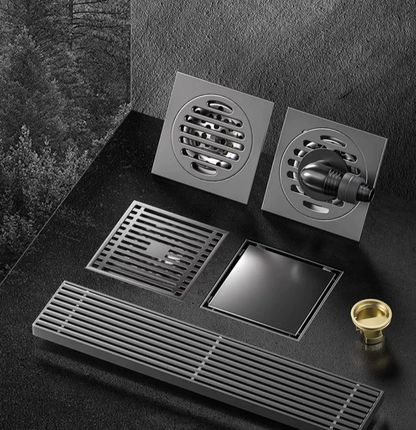 AquaShield Square Stainless Steel Floor Drain Karnz