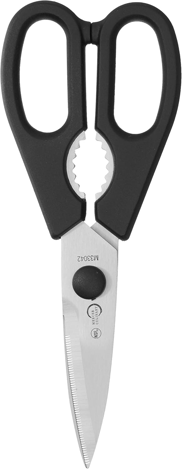 Skanto | Chef's Kitchen Shears - Premium Stainless Steel Blades - Ideal for Cutting Herbs, Poultry & Other Kitchen Tasks - Ergonomic Handles for Comfortable Grip & Precision - Multifunctional & Durable