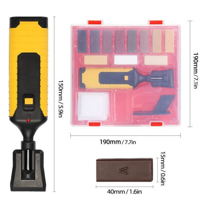 BowLift | Wood Surface Repair Kit | 11 Wax Blocks & Heat Pen | Furniture, Floors & Cabinets