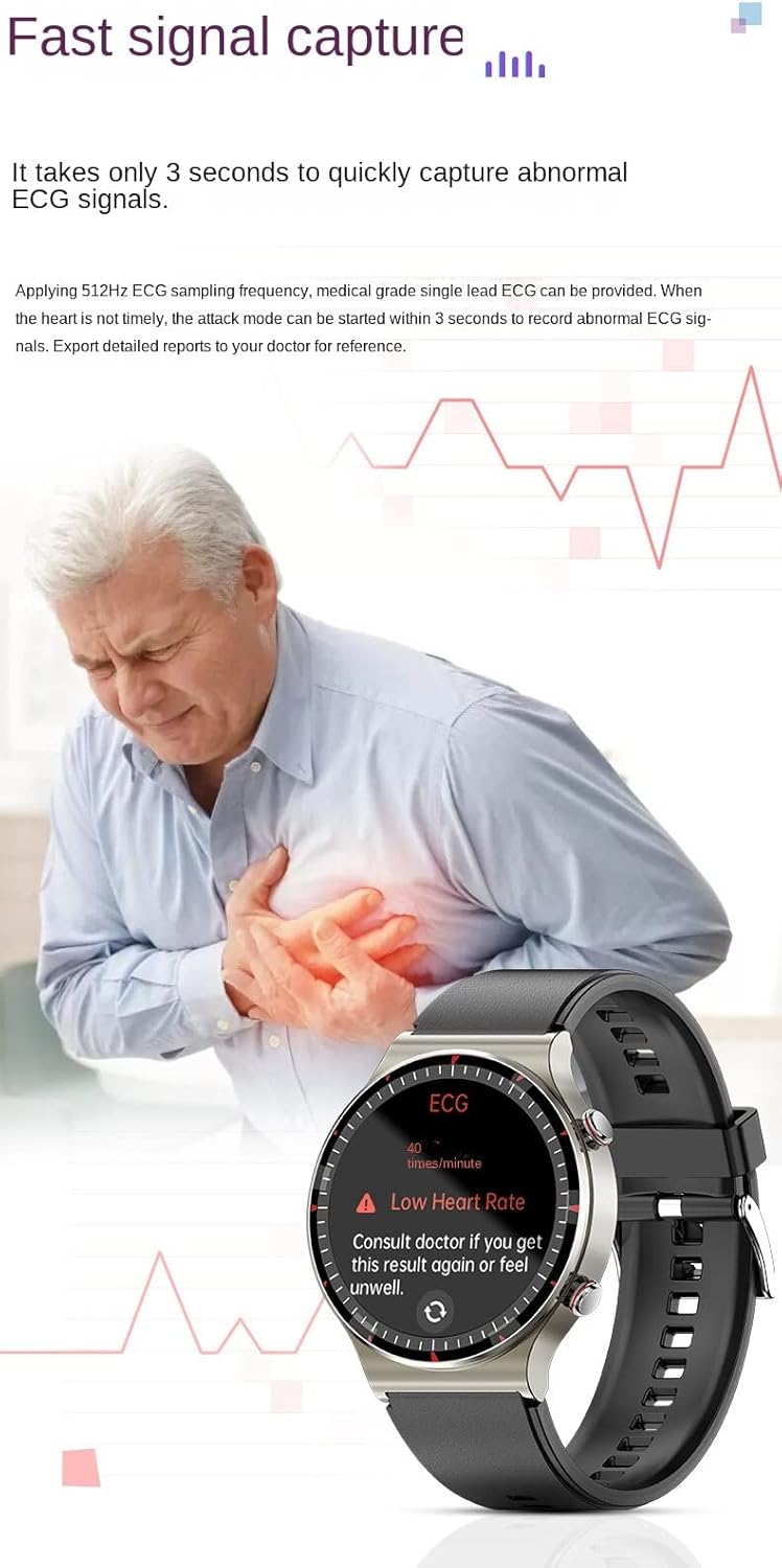 Skanto | CardioSense – Medical ECG Smartwatch with Osram Sensor and 24/7 Health Tracking