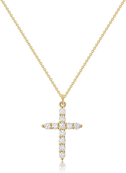 Skanto | Elegant 18K Gold Cubic Zirconia Necklace
