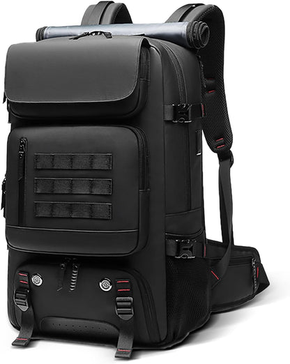 50L Waterproof Travel Backpack with Shoe Compartment & USB Port | Bowlift