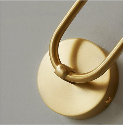 Modern Gold LED Bedside Wall Lamp Kalsten