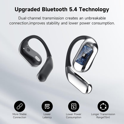 BowLift | Real-Time 3-in-1 AI Translator Earbuds with Bluetooth 5.3 and Noise Cancelling Mic