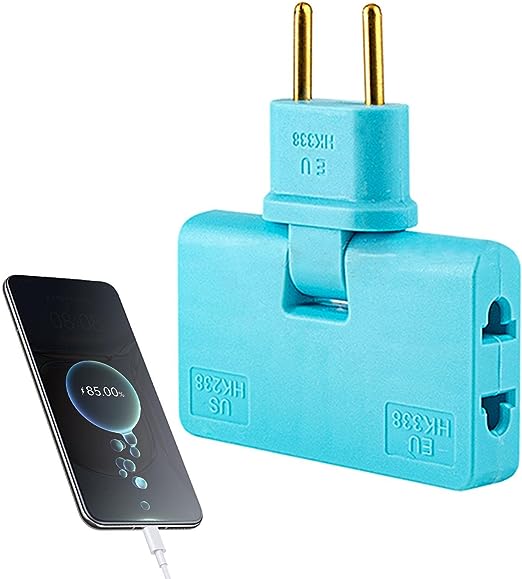 Skanto | 180° Swivel 3-Way Outlet (EU Plug)