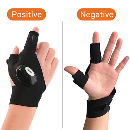 Comfortable LED gloves with waterproof lights | Karnz