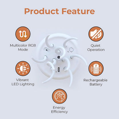 Skanto | LED Mood Lamp | Lifelike Jellyfish Light for Bedroom
