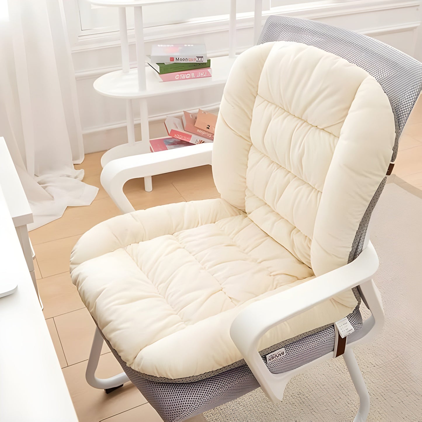 Thick seat cushions for chairs – soft, warm and comfortable | Ideal for living area and office