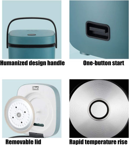 BowLift | MiniChef 1.2L Rice Cooker – Compact Multicooker with Steaming Function and One-Button Control