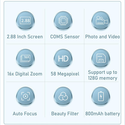BowLift | 4K Compact Digital Camera with 58MP Photos and 16X Zoom – Lumora
