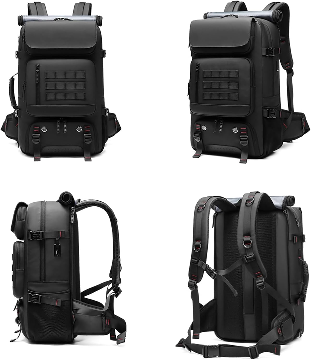 50L Waterproof Travel Backpack with Shoe Compartment & USB Port | Kalsten