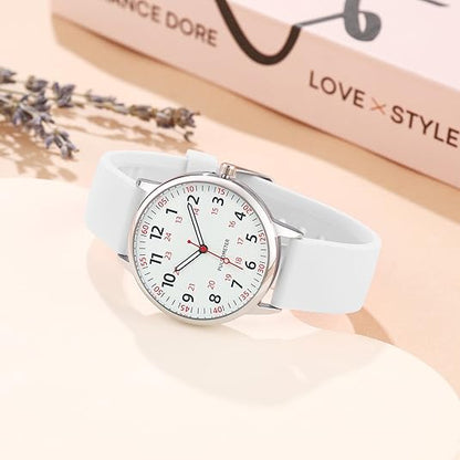 BowLift | Stylish Women’s Clip-On Watch – Waterproof Silicone Fob Watch in Elegant Colours