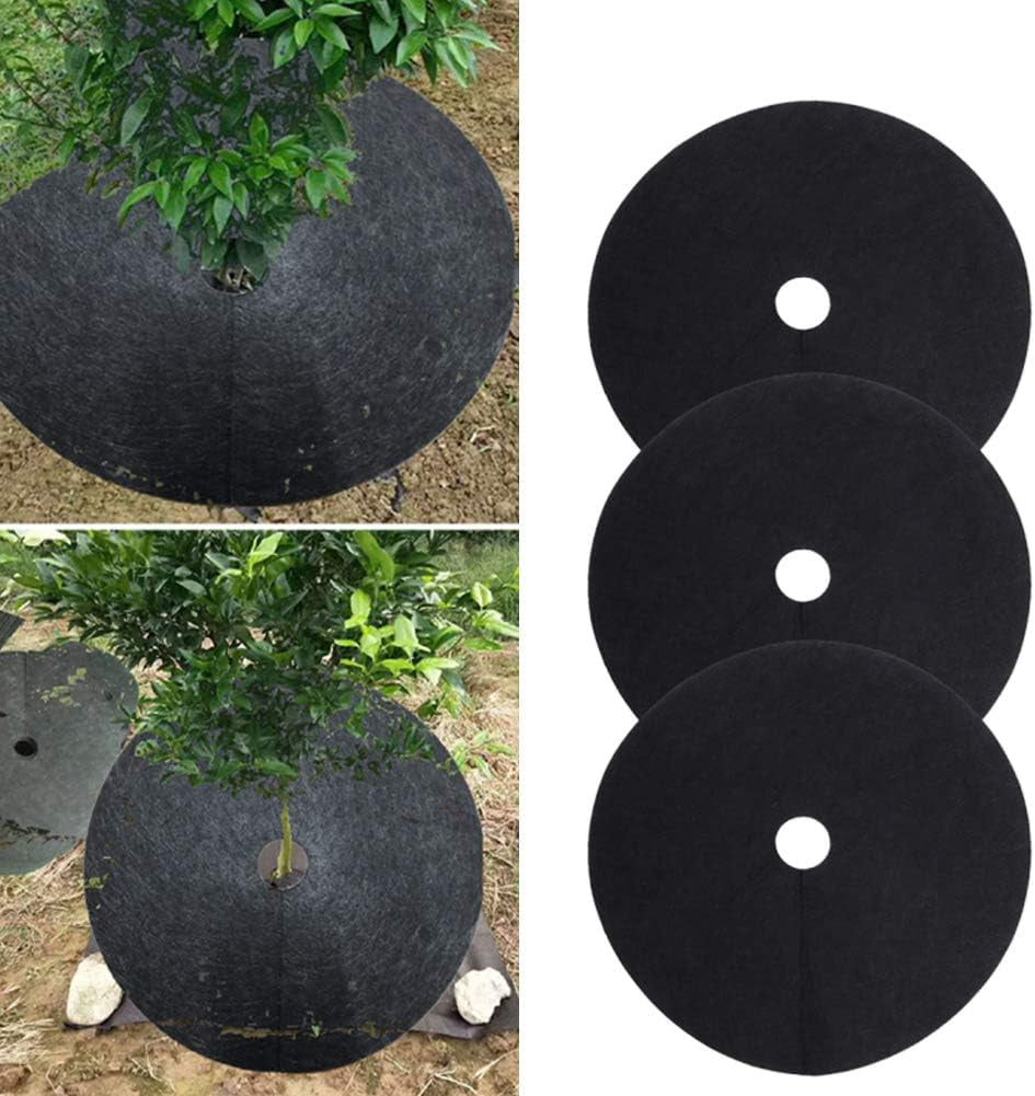 BowLift | Weed fleece tree disk – Breathable root protection mat for garden and plants