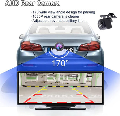 Skanto | CarVision Pro – Smart Car Display with Apple CarPlay, Android Auto & Dash Cam
