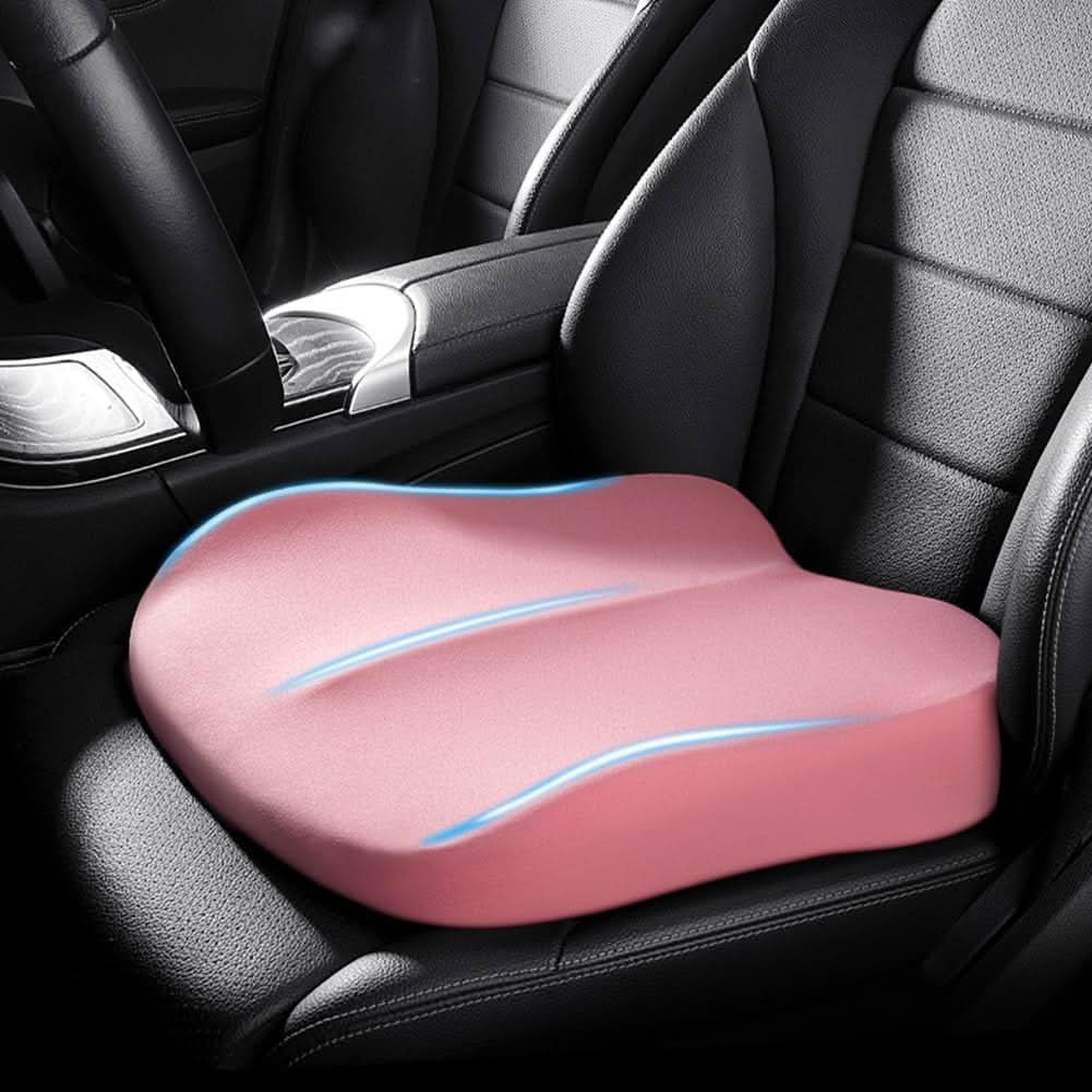 BowLift | Car Seat Booster Cushion for Adults – Memory Foam Ergonomic Support