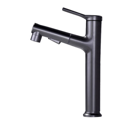 Pull-out single-lever 1-hole basin mixer