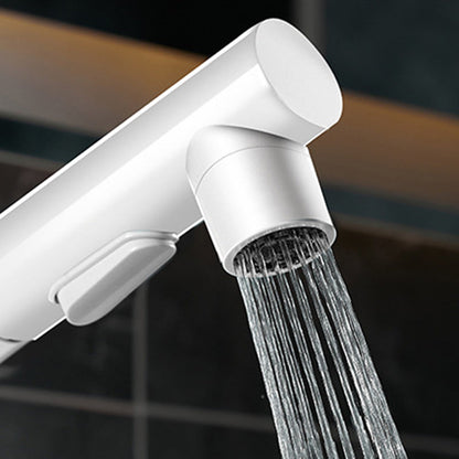 Pull-out single-lever 1-hole basin mixer