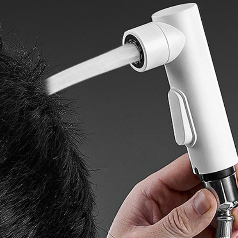Pull-out single-lever 1-hole basin mixer