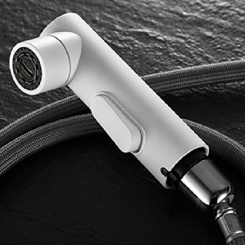 Pull-out single-lever 1-hole basin mixer