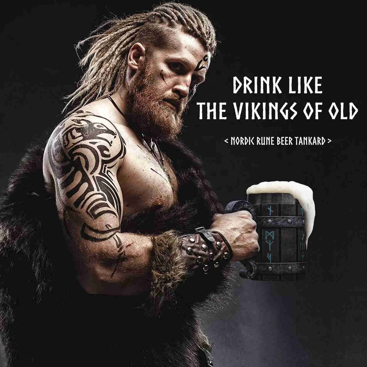 Skanto | Viking Beer Mug (Size: 550ml)