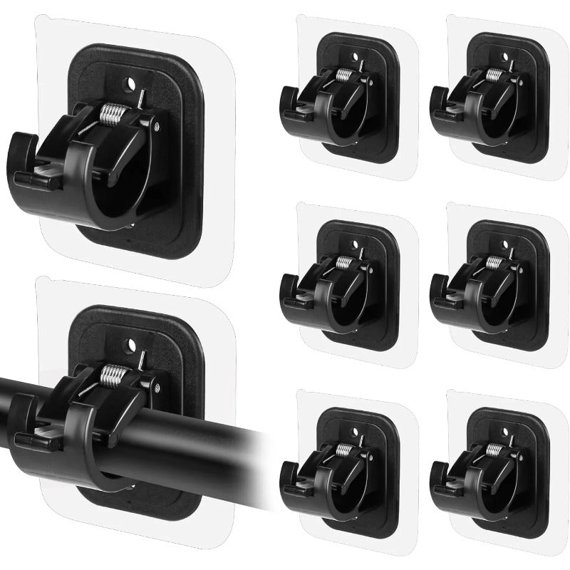 BowLift | Nail-Free Adjustable Curtain Rod Bracket Holders – Drill-Free & Wall-Safe