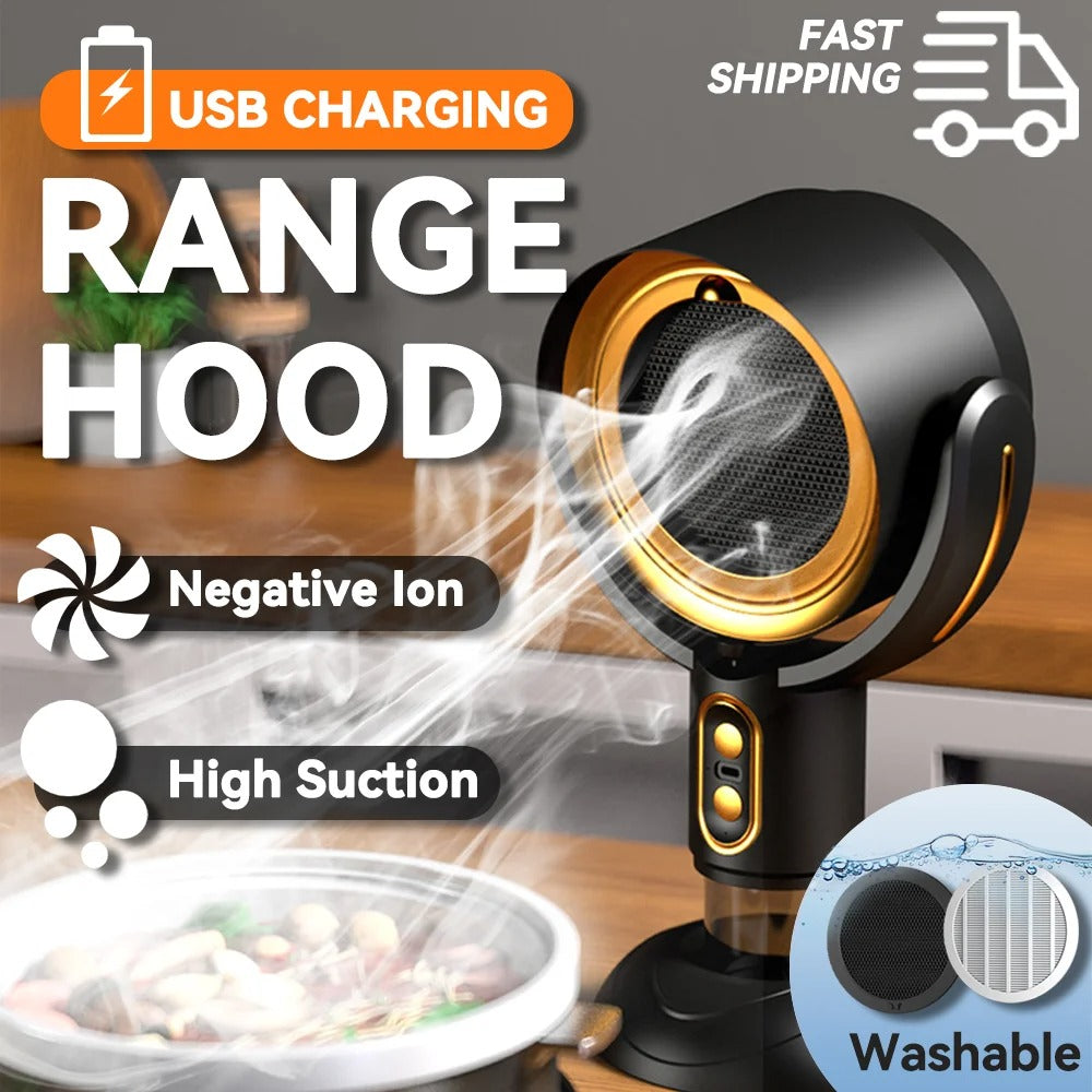 BowLift | SmokeAway Venti – Portable Air Purifier Fan with Ion Technology and USB Charger