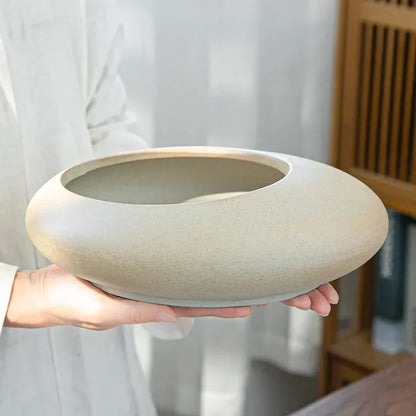 BowLift | Large-caliber Ceramic Flowerpot for Office and Balcony