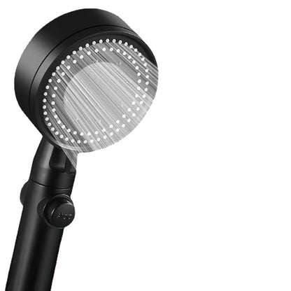 Modern plastic bathroom shower head with adjustable spray pattern