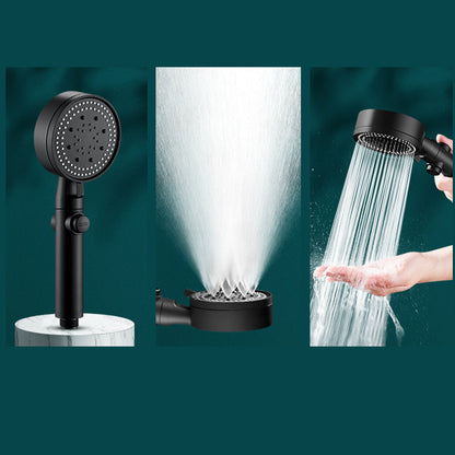 Modern plastic bathroom shower head with adjustable spray pattern