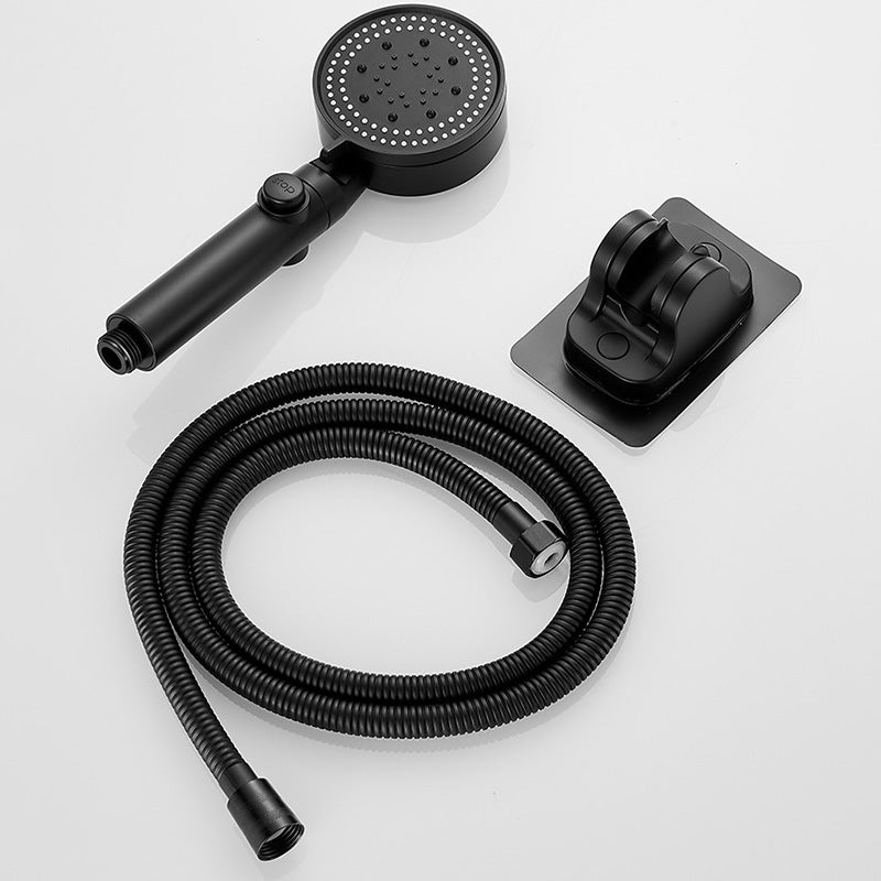Modern plastic bathroom shower head with adjustable spray pattern