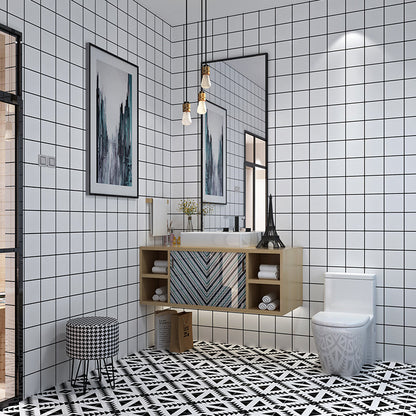 BowLift | Square Mosaic Tile Peel and Stick Tile for Kitchen and Bathroom