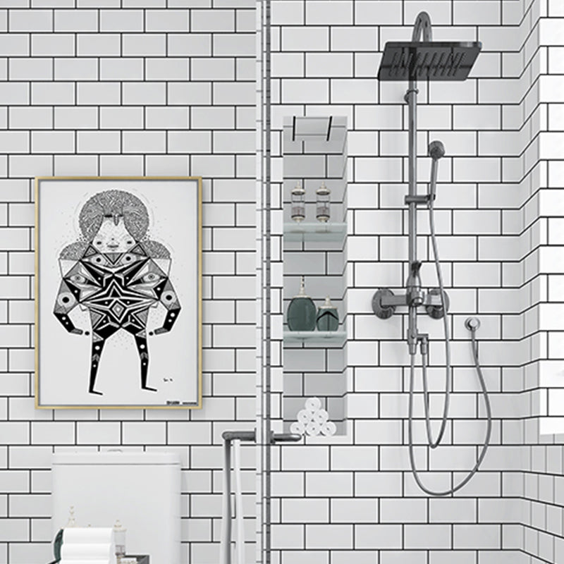 BowLift | Square Mosaic Tile Peel and Stick Tile for Kitchen and Bathroom