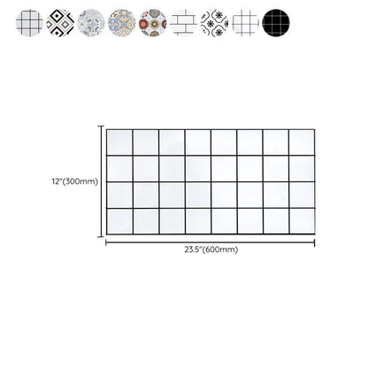 BowLift | Square Mosaic Tile Peel and Stick Tile for Kitchen and Bathroom