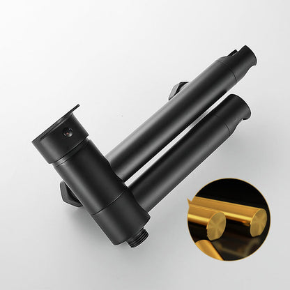 BowLift | Modern Bathtub Edge Piece Single-Lever Wall-Mounted Bathtub Faucet with Hand Shower