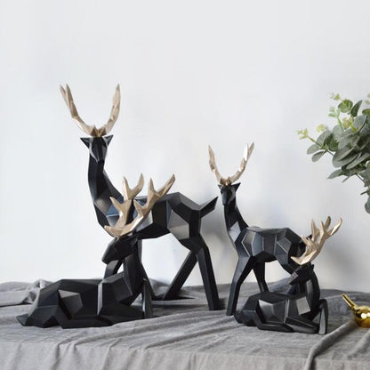 Frendorf | Abstract Deer Figures Resin Set (2-piece set)