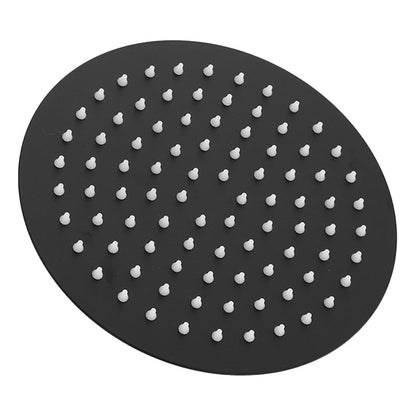 BowLift | Square and Round Shower Head made of Stainless Steel, Fixed Mounted Ceiling Shower Head in Black
